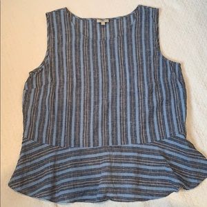 Talbots blue stripped tank